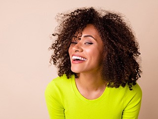 young woman wearing Snap-On Smile 